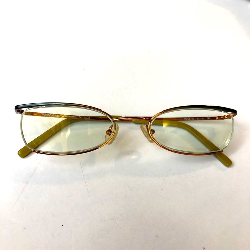 ROMEO GIGLI RG25702 COPPER GRADIENT GREEN EYEGLASSES GLASSES 50-20-135mm Italy